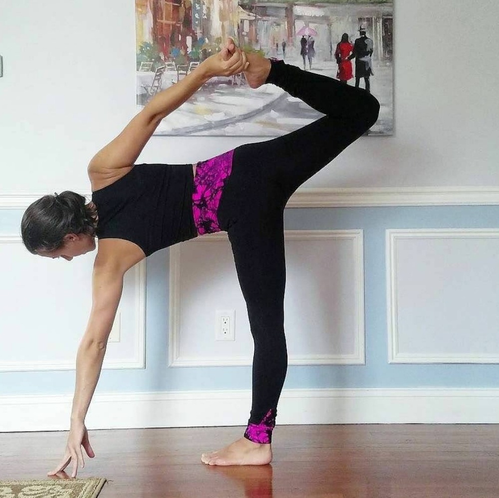 Yoga Tummy Control High Waisted Workout leggings - Picture 5 of 5